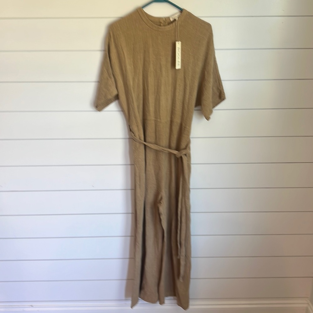 NWT Roolee Cotton Blend Charlottesville Belted Jumpsuit, size Med🖤